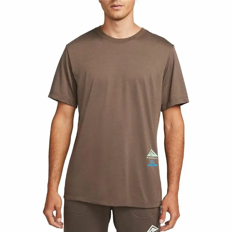 Maglia a Maniche Corte Uomo Nike Dri-FIT Marrone | Nike