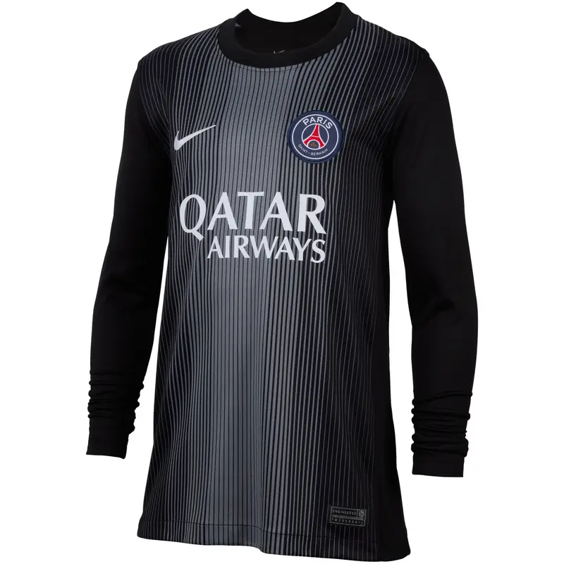 Maglia a maniche lunghe bambino PSG Statdium 2025/26 Noir