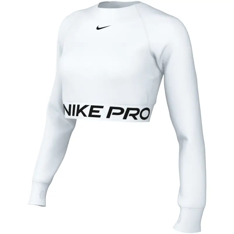 Maglia a maniche lunghe da donna Nike Pro 365 Dri-FIT Blanc