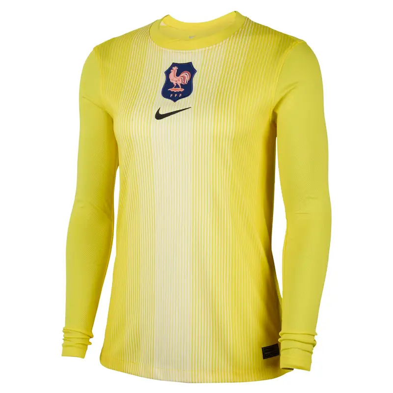 Maglia a maniche lunghe donna Francia 2025 Jaune