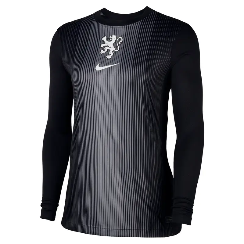 Maglia a maniche lunghe donna Olanda Stadium 2025/26 Noir
