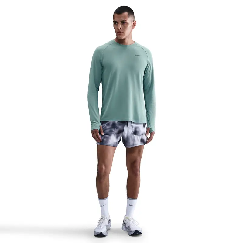 Maglia a maniche lunghe mezza zip Nike Stride Bleu