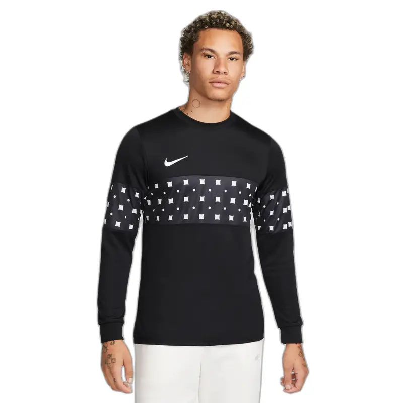 Maglia a maniche lunghe Nike Dri-FIT Fc Libero Gx Noir