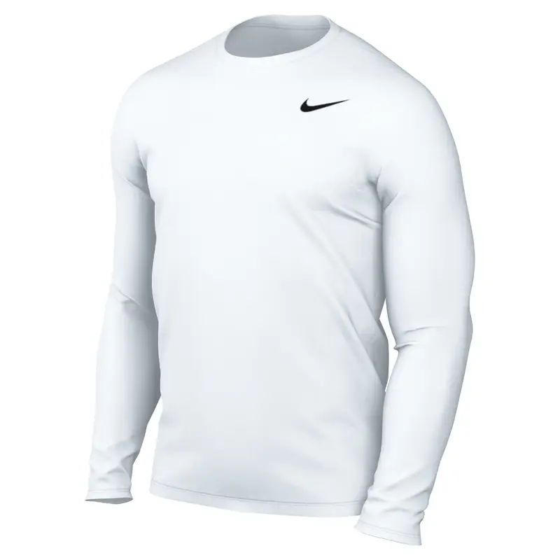 Maglia a maniche lunghe Nike Dri-FIT Legend Blanc