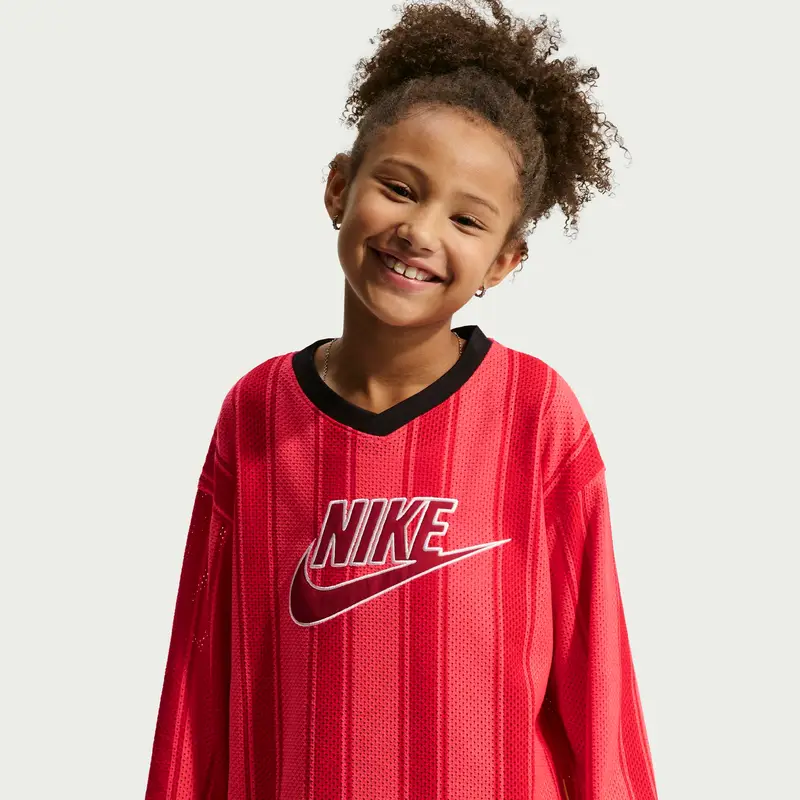 Maglia a maniche lunghe per bambini Nike Collection Rouge