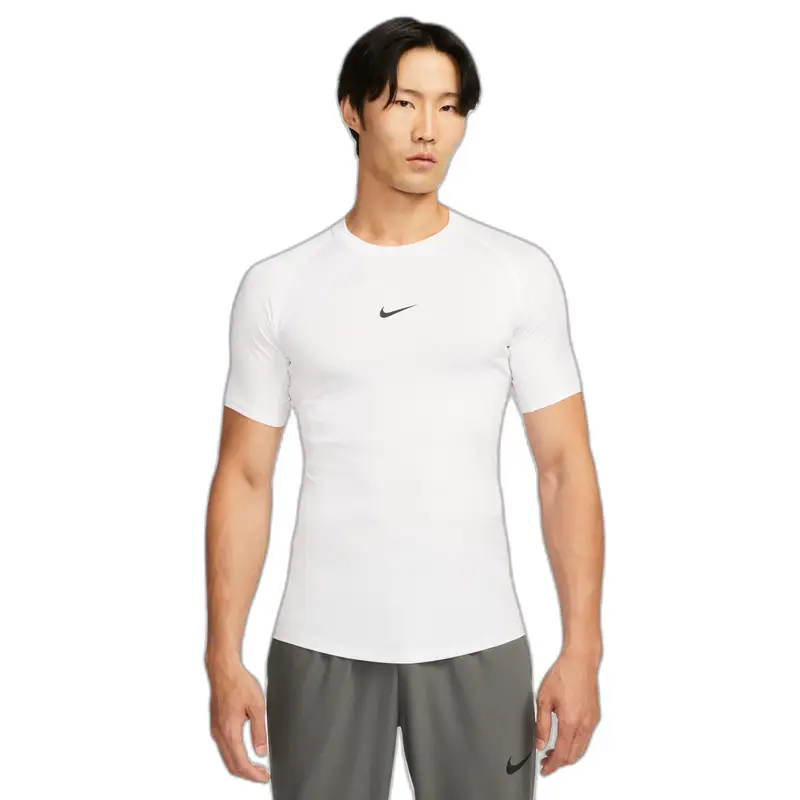 Maglia aderente Nike Pro Dri-FIT Blanc