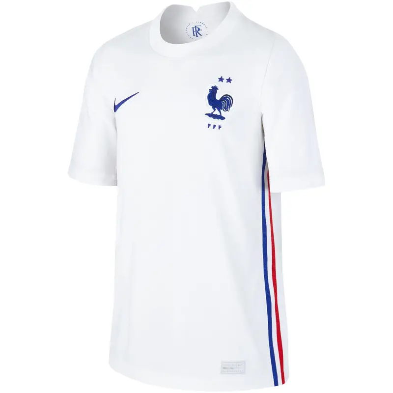 Maglia Away per bambini France 2020 Blanc