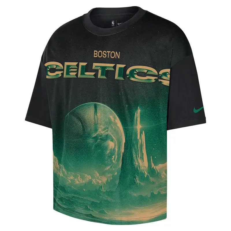 Maglia Basket Nba Boston Boxy Nero Uomo M