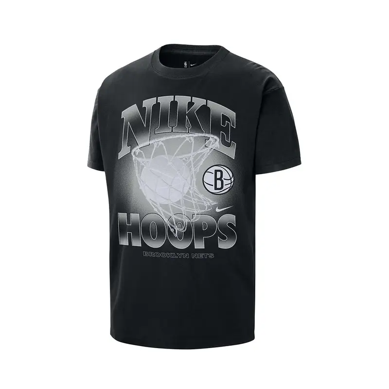 Maglia Basket Nba Brooklyn Nets Vtg Max90 Nero Grigio Uomo XL