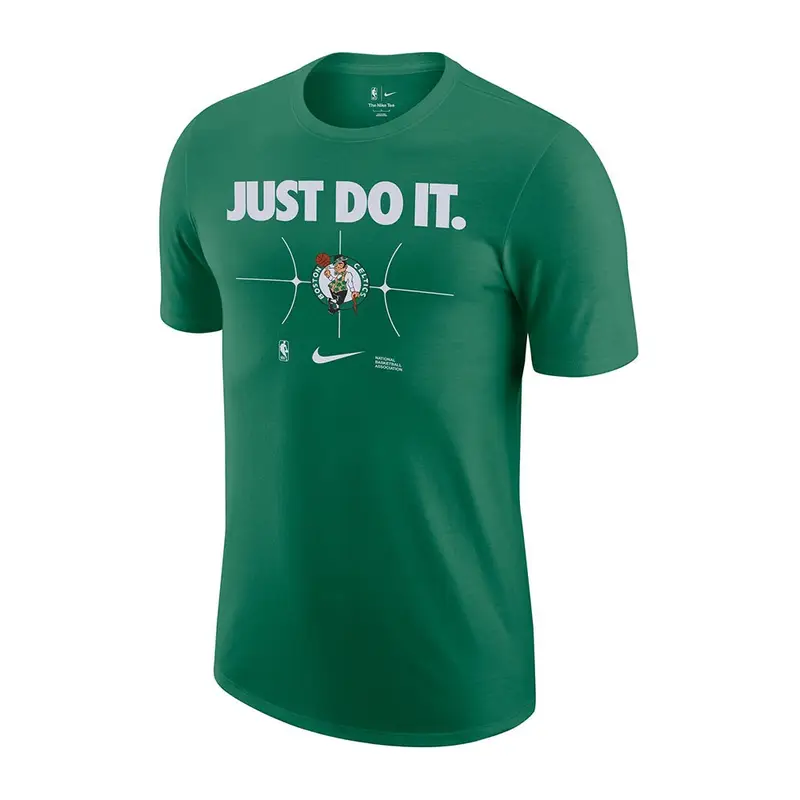Maglia Basket Nba Celtics Just Do It Verde Bianco Uomo L