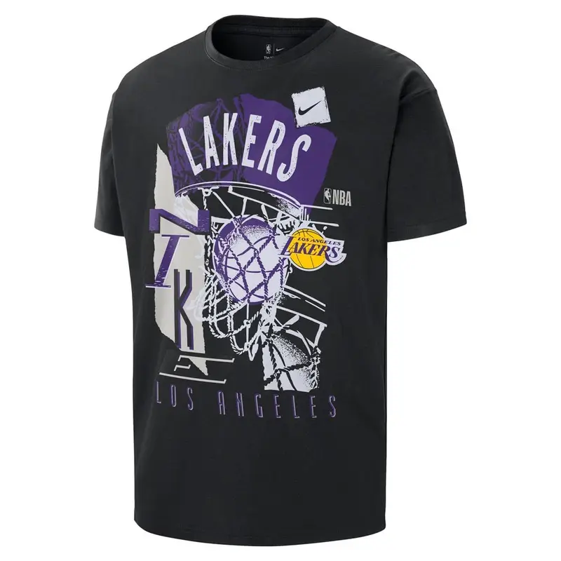 Maglia Basket Nba Lakers Cts Nero Uomo L
