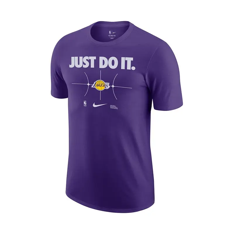 Maglia Basket Nba Lakers Just Do It Viola Uomo L