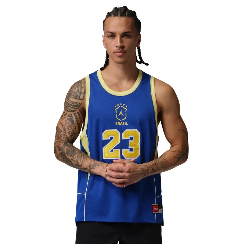 Maglia Brasile Jordan Essentials Coupe du monde 2026 Bleu