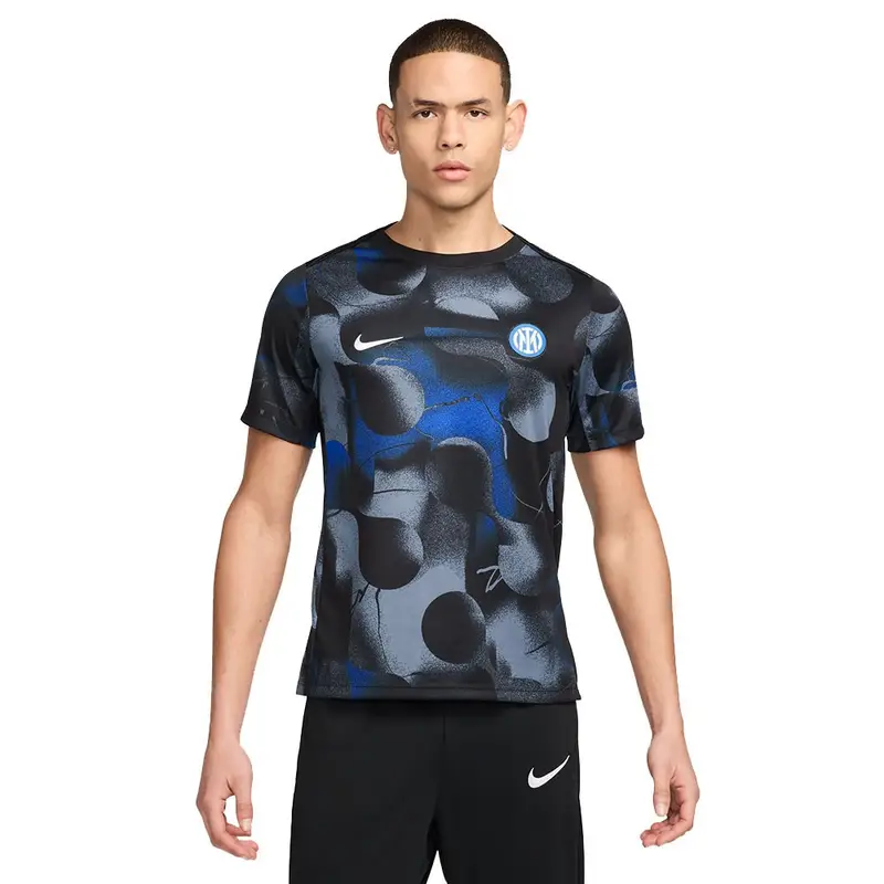 Maglia Calcio Inter Prematch Nero Blu Uomo M