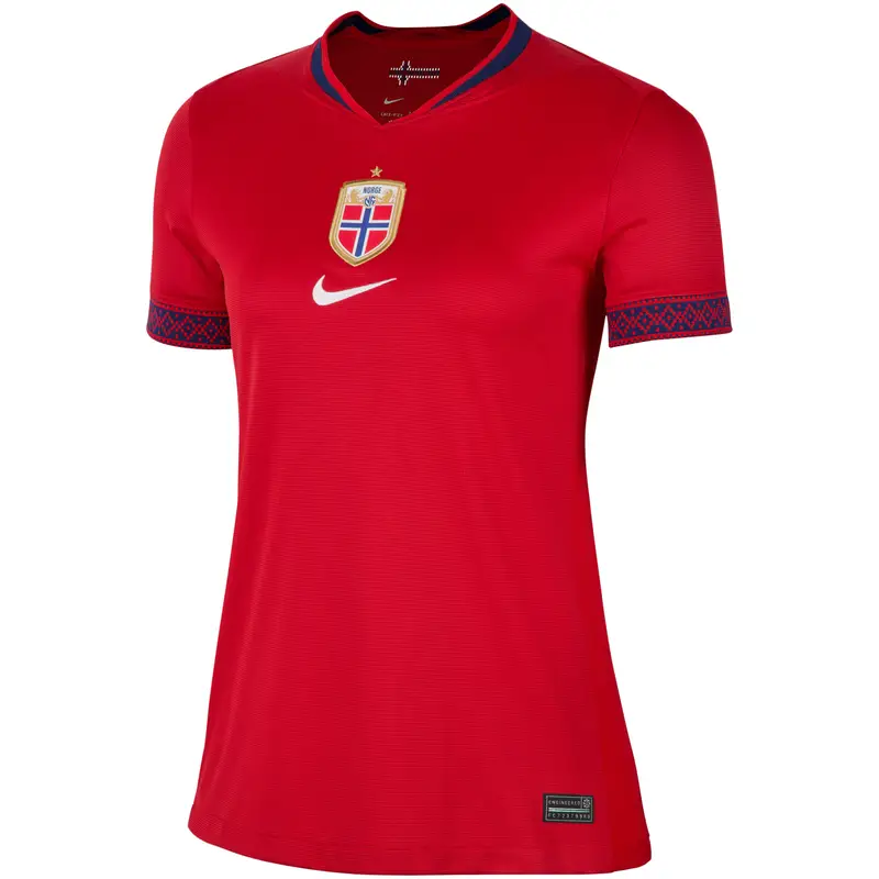 Maglia Casa donna Norvegia Statdium 2025 Rouge