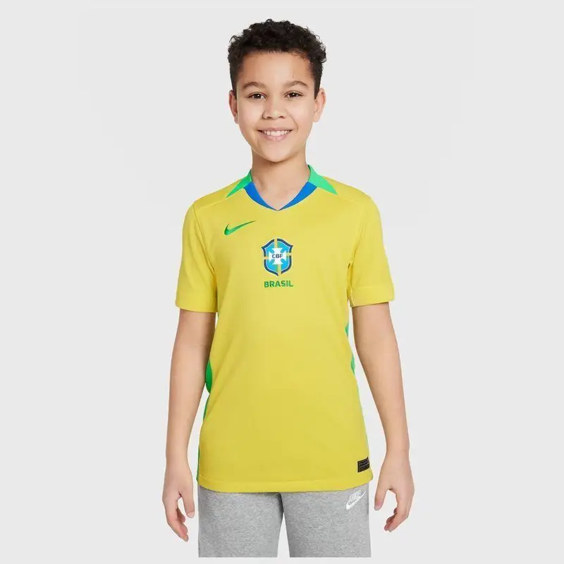 Maglia Casa squadra femminile bambino Brasile 2025 Blanc