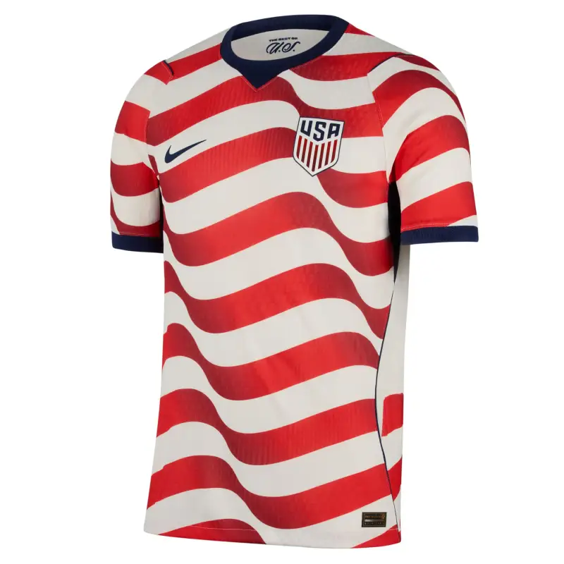Maglia Casalinga Autentica USA Coupe du Monde 2026 Blanc