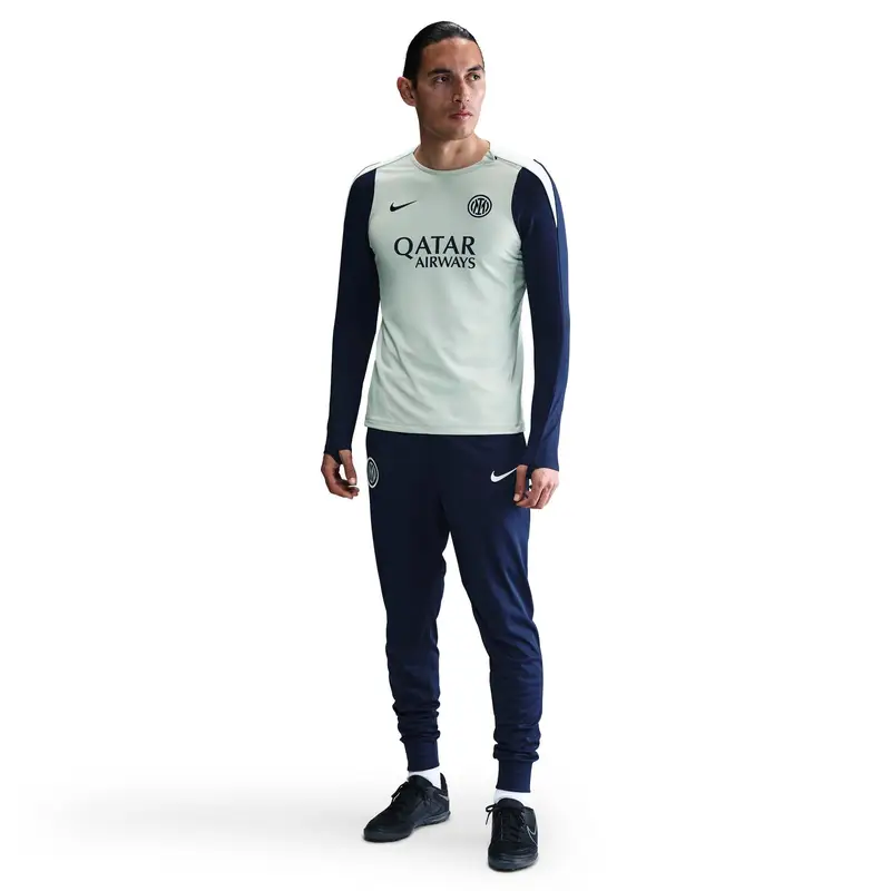 Maglia da allenamento a maniche lunghe donna Inter Milano Strike 2025/26 Gris