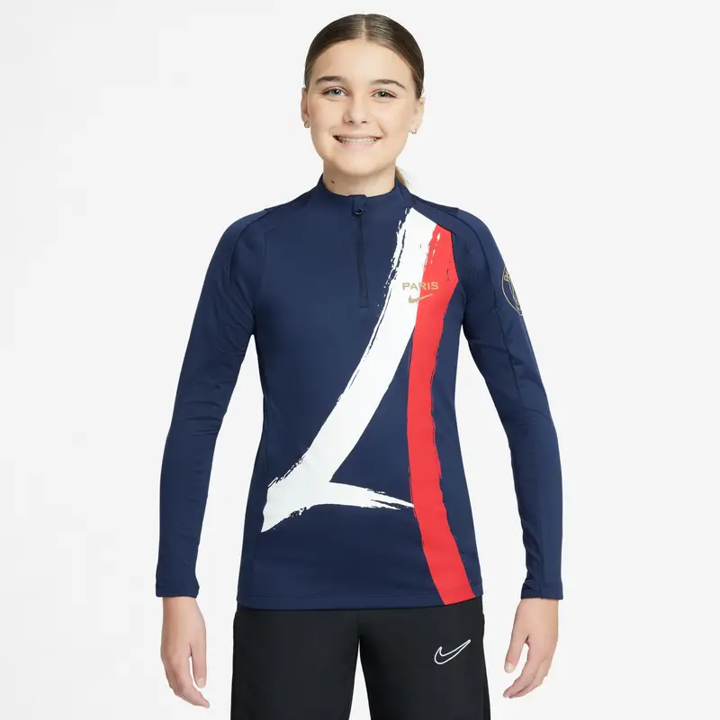 Maglia da allenamento bambino PSG Strike 2025/26 Bleu