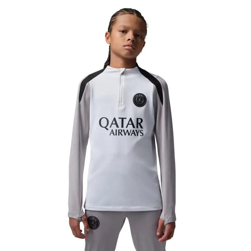 Maglia da allenamento bambino PSG Strike Drill 2025/26 Blanc
