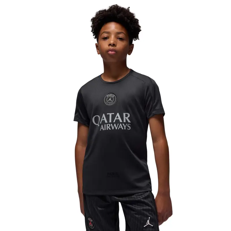 Maglia da allenamento Fourth enfant PSG Dri-Fit Strike Jordan 2025/26 Noir