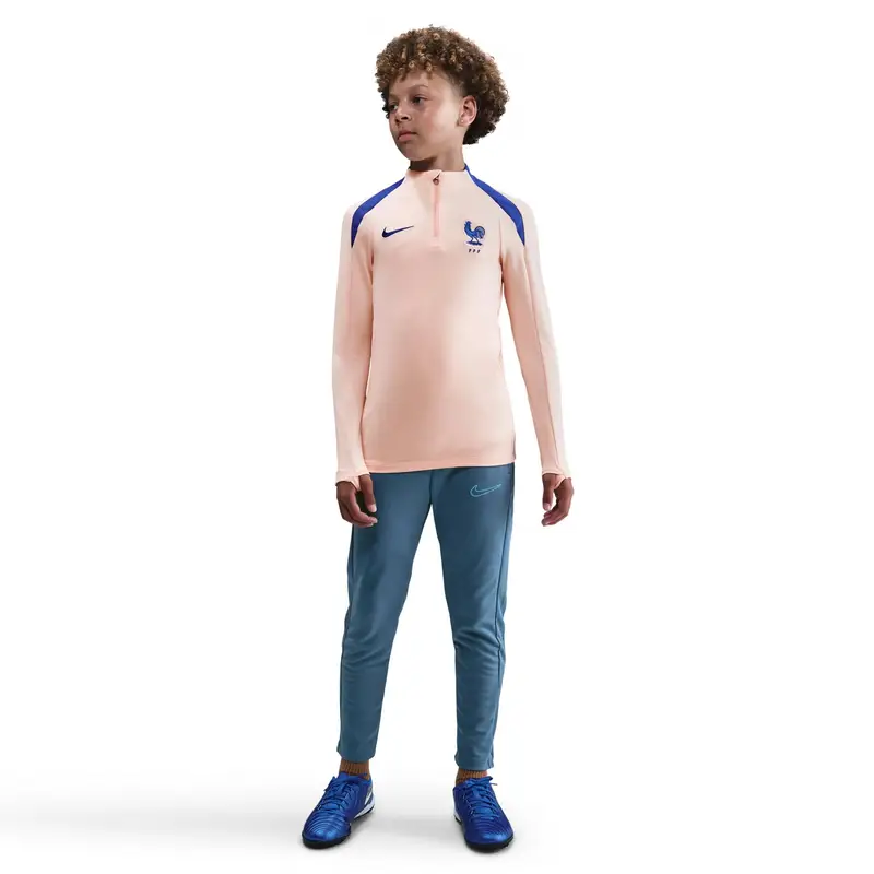 Maglia da allenamento per bambini Francia Strike Gris