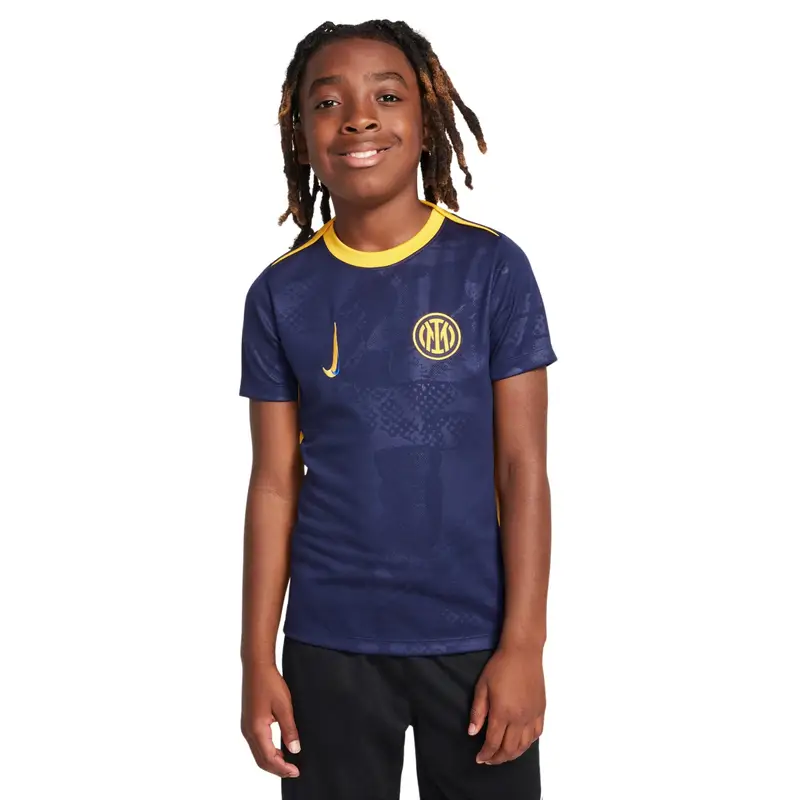 Maglia da allenamento per bambini Inter Milan Academy Pro 2024/25 Bleu
