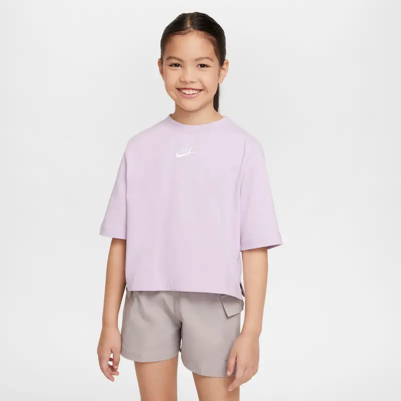 Maglia da bambina Nike Violet