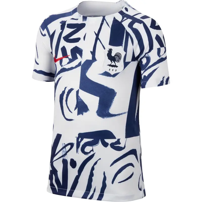 Maglia da bambino della Coppa del Mondo femminile 2023 France Dri-FIT Academy Pro inf Blanc