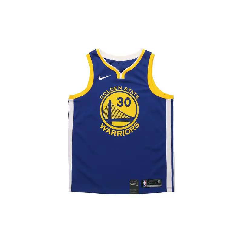Maglia da Basket NBA Nike Golden State Warriors Stephen Curry N 30 Fan Edition Uomo Top Blu 864475-495 M