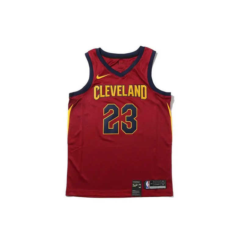 Maglia da basket Nike NBA Icon Edition, LeBron James No 23 Uomo Top Team-Rosso 864467-677 2XL