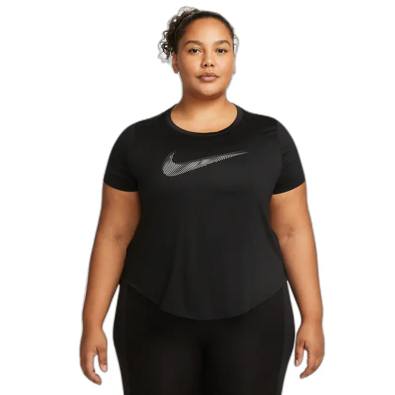Maglia da donna Nike Dri-FIT Swoosh HBR Noir