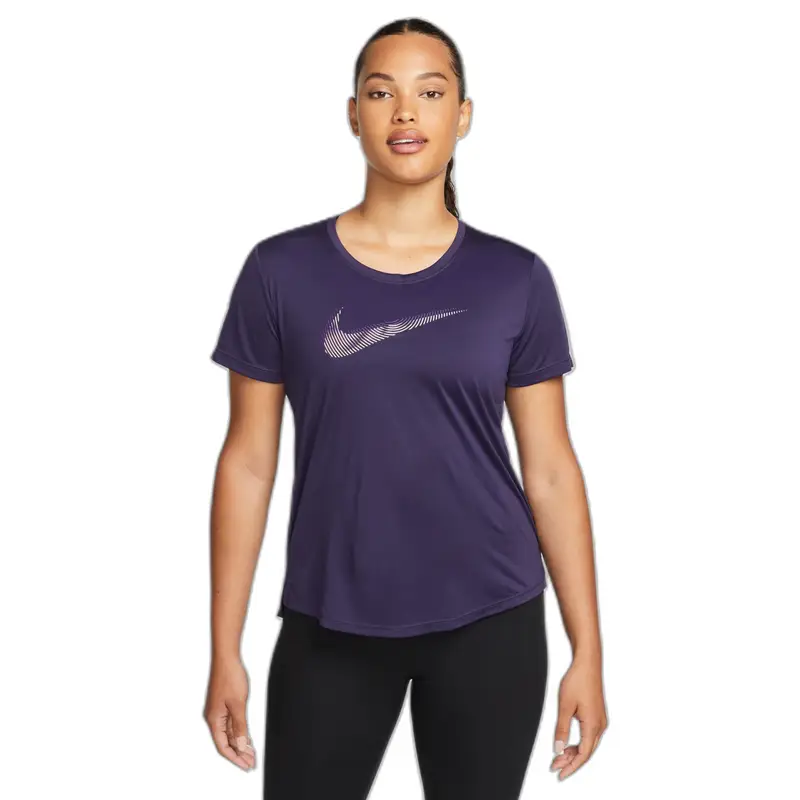 Maglia da donna Nike Dri-FIT Swoosh HBR Violet