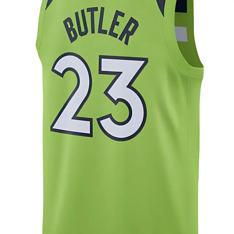 Maglia da giocatore NBA Swingman Edition - Timberwolves Butler #23 Uomo Tops Verde 877213-316 L miniatura 4