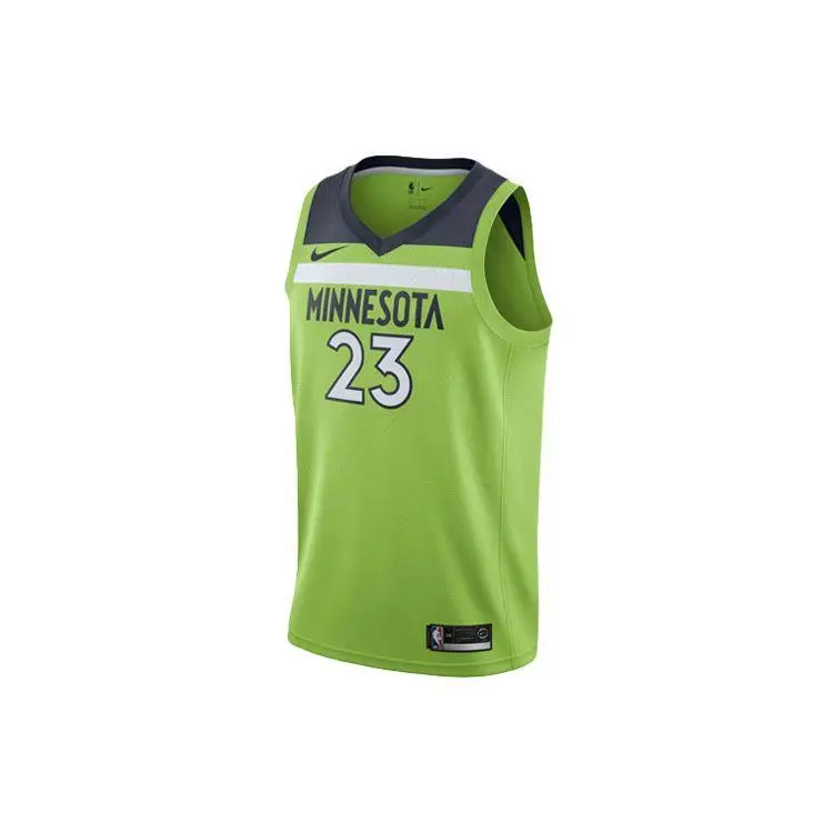 Maglia da giocatore NBA Swingman Edition - Timberwolves Butler #23 Uomo Tops Verde 877213-316 L