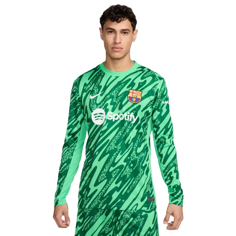 Maglia da portiere a maniche lunghe FC Barcelone 2024/25 Vert