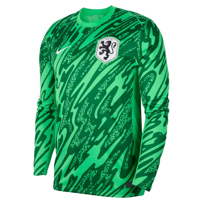 Maglia da portiere a maniche lunghe Pays-Bas Euro 2024 Vert