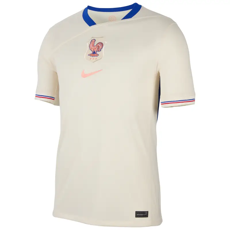 Maglia da Trasferta Euro Femminile Francia 2025 Beige