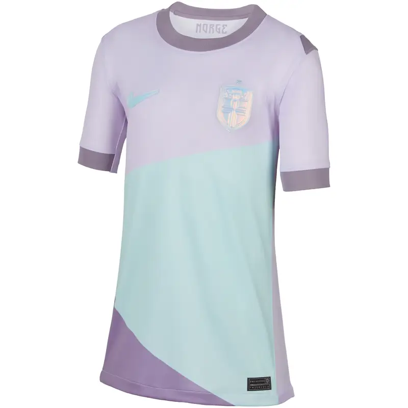 Maglia da trasferta ragazza Norvegia Statdium 2025 Violet