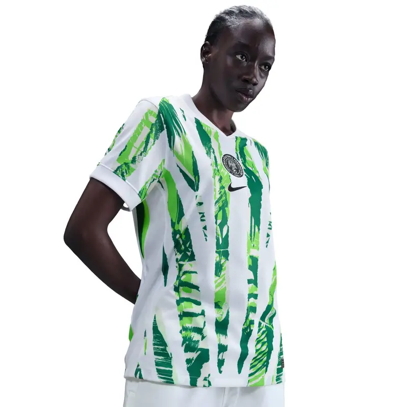 Maglia da trasferta squadra femminile Nigeria 2025 Blanc