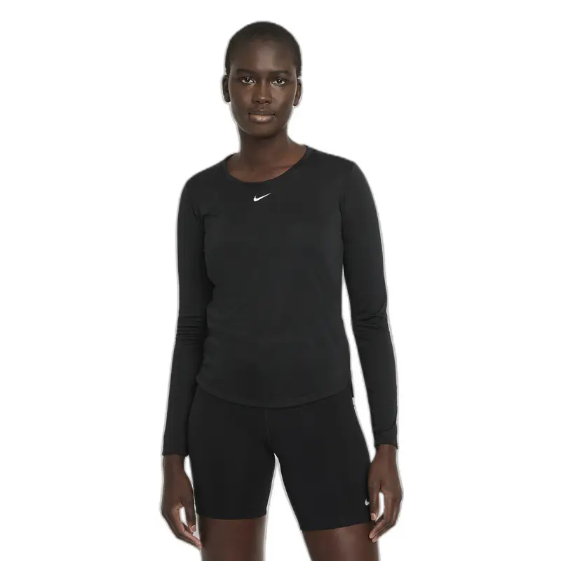 Maglia donna a maniche lunghe Nike Dri-Fit STD Noir