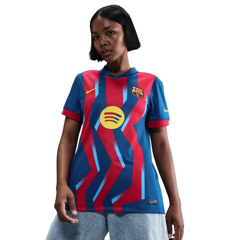 Maglia donna FC Barcelona Dri-Fit Stadium 2025/26 Bleu