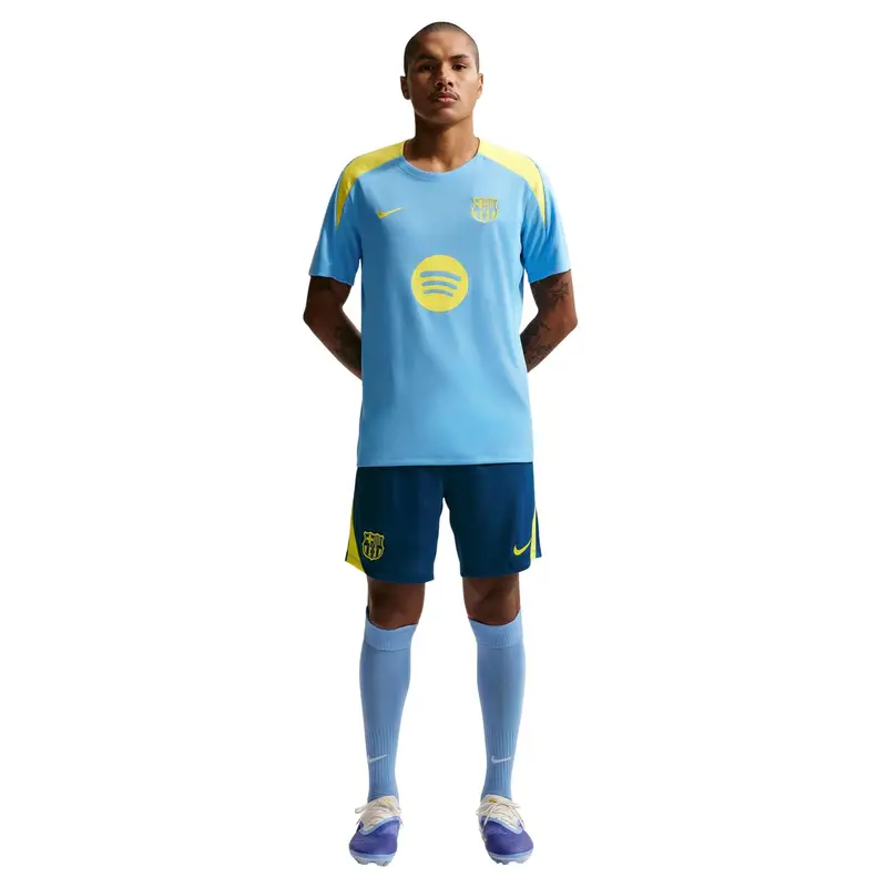 Maglia FC Barcellona Strike 2025/26 Bleu
