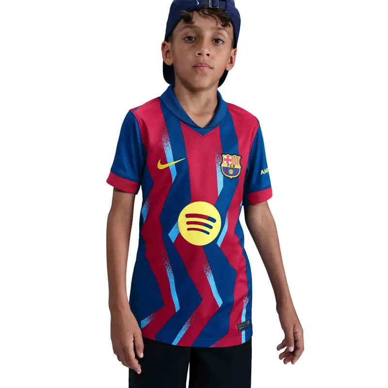 Maglia Forth bambino FC Barcellona Stadium 2025/26 Bleu