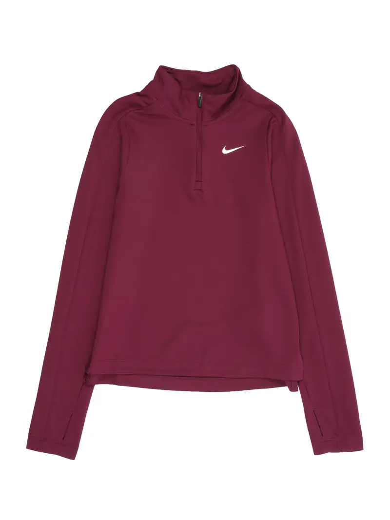 Maglia funzionale bordeaux / bianco