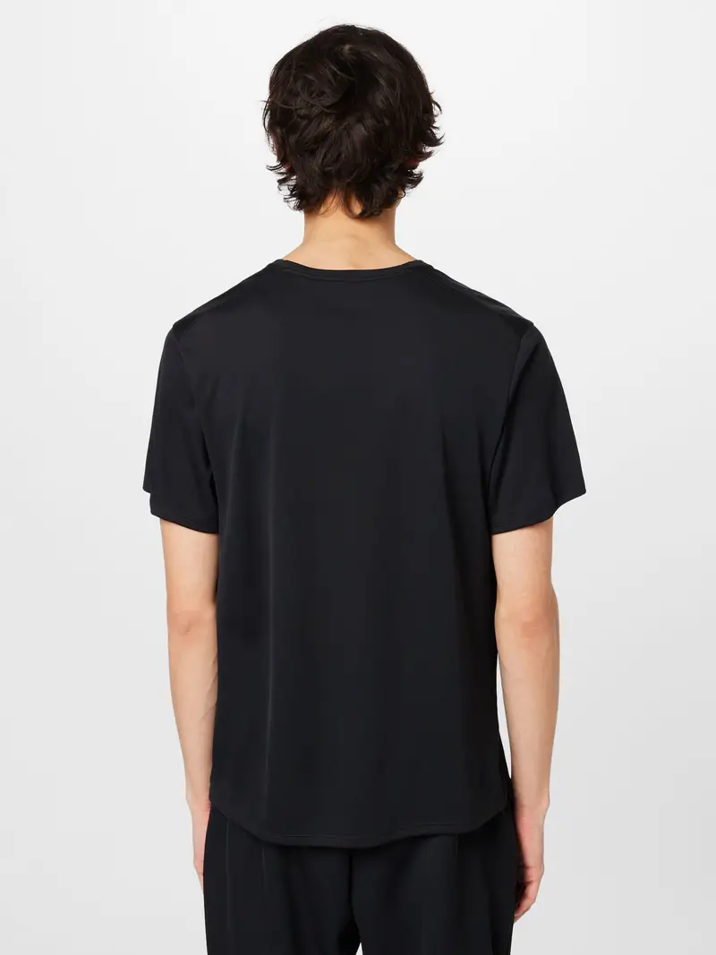 NIKE Maglia funzionale 'Miler' nero / bianco miniatura 2