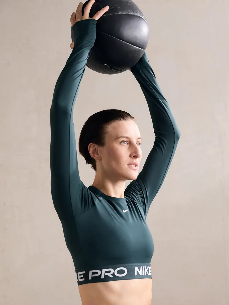 Maglia funzionale 'PRO' verde scuro / bianco miniatura 3