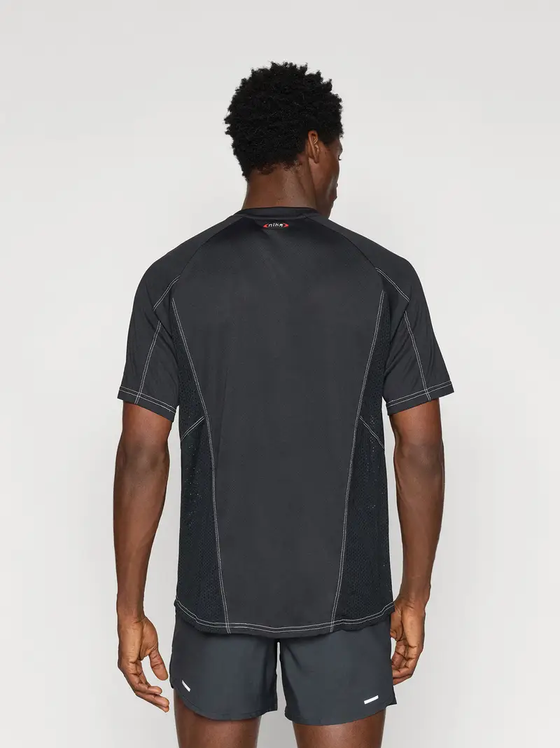 Maglia funzionale RETRO nero / bianco miniatura 3