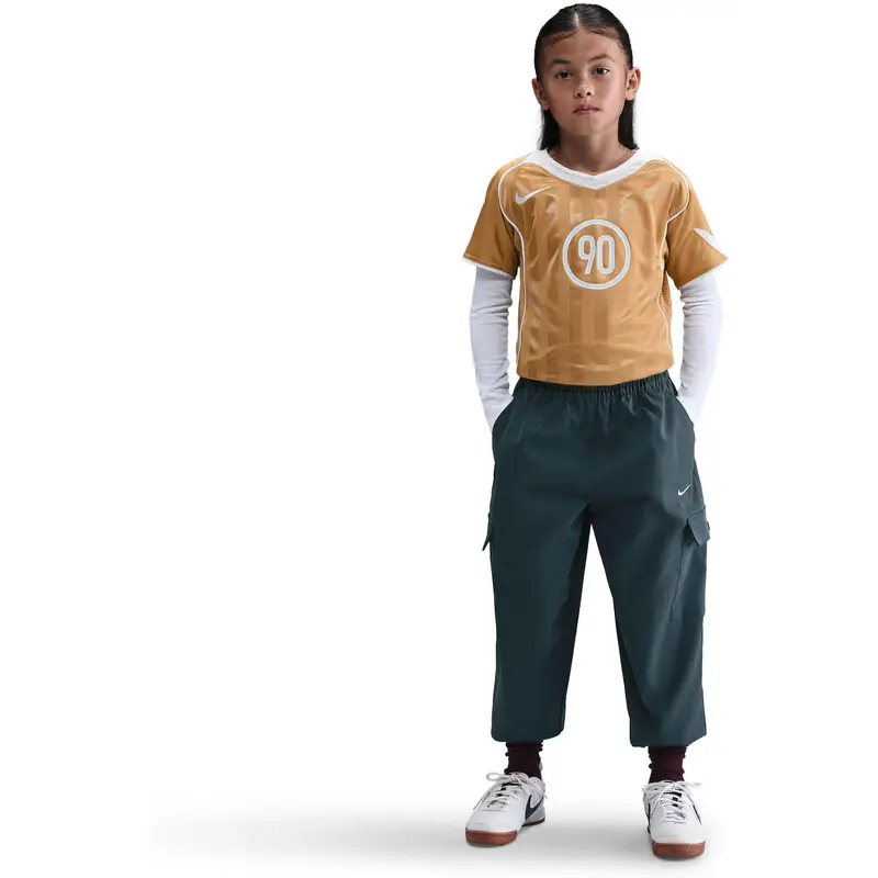 Nike Maglia funzionale T90 Energy giallo oro e bianco miniatura 3