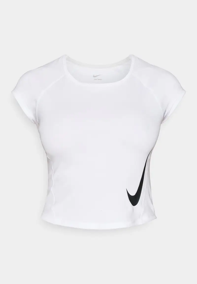 Maglia funzionale TEMPO SWOOSH nero / bianco
